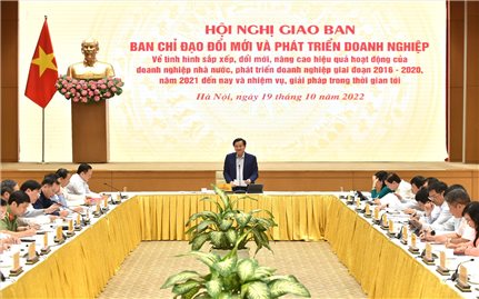 Phó Thủ tướng Lê Minh Khái chủ trì hội nghị về đổi mới và phát triển doanh nghiệp