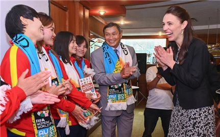 Thủ tướng Jacinda Ardern dành tình cảm đặc biệt với bóng đá nữ Việt Nam