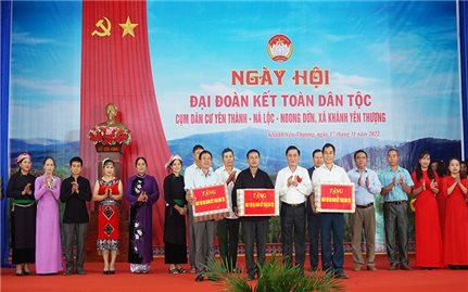 Lào Cai: Tổ chức Ngày hội Đại đoàn kết tại xã Khánh Yên Thượng