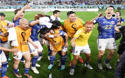 World Cup 2022: Samurai xanh hạ gục Đại bàng sông Rhine