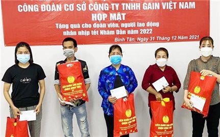 Chăm lo Tết cho người lao động khó khăn nhân dịp Tết Quý Mão 2023