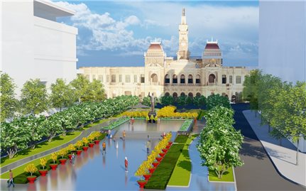 TP. Hồ Chí Minh: Đường hoa Nguyễn Huệ 2023 lần đầu tiên có cầu kính, ghi dấu ấn cột mốc 20 năm