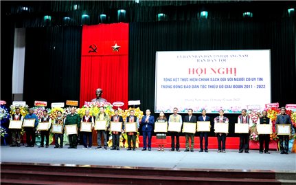 Quảng Nam: Tổng kết thực hiện chính sách đối với Người có uy tín trong đồng bào DTTS giai đoạn 2011 - 2022