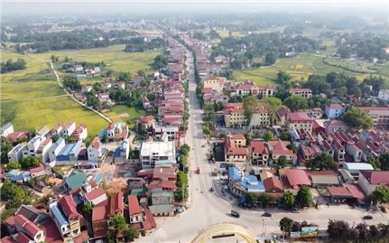 Huyện đầu tiên của tỉnh Thái Nguyên đạt chuẩn nông thôn mới