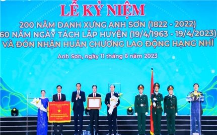 Anh Sơn (Nghệ An): Kỷ niệm 200 năm danh xưng và 60 năm tách lập huyện