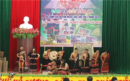 Kon Tum: Liên hoan đàn và hát dân ca các dân tộc huyện Ngọc Hồi lần thứ I, năm 2023