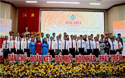 Đại hội Đại biểu Hội Nông dân tỉnh Kiên Giang lần thứ X, nhiệm kỳ 2023 - 2028