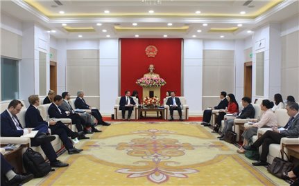 Lãnh đạo tỉnh Quảng Ninh tiếp xã giao Đoàn Đại biểu Vương quốc Anh