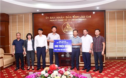 Yên Bái hỗ trợ 500 triệu đồng khắc phục hậu quả thiên tai tại Lào Cai