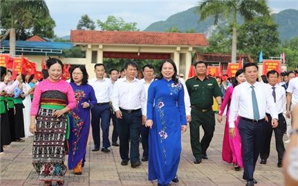 Phó Chủ tịch nước Võ Thị Ánh Xuân dự khai giảng năm học mới tại Thanh Hóa