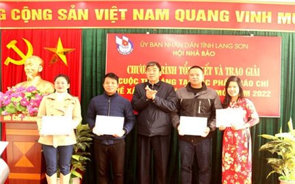 Lạng Sơn: Tổng kết, trao giải cuộc thi sáng tạo tác phẩm báo chí về xây dựng Nông thôn mới năm 2022