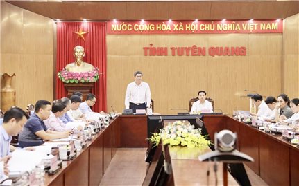 Ủy ban Dân tộc kiểm tra, đánh giá việc triển khai thực hiện Chương trình MTQG tại tỉnh Tuyên Quang