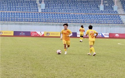 Vòng loại thứ nhất Olympic Paris 2024: Đội tuyển nữ Việt Nam sẵn sàng cho trận mở màn