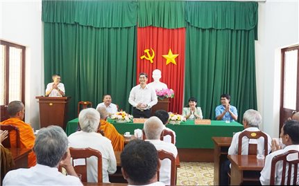 Ủy Ban Dân tộc chúc mừng Chôl Chnăm Thmây 2023 tại tỉnh Trà Vinh