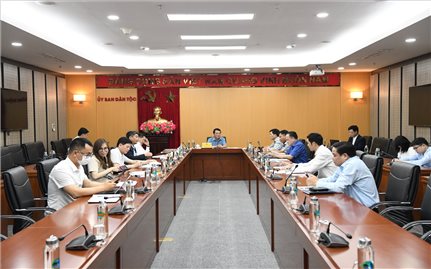 Bộ trưởng, Chủ nhiệm Ủy ban Dân tộc Hầu A Lềnh chủ trì giao ban công tác chỉ đạo, điều hành tuần 15, năm 2023