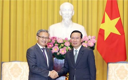 Chủ tịch nước Võ Văn Thưởng tiếp Trưởng Ban Đối ngoại Trung ương Lào