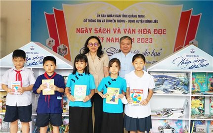 Rộn ràng Ngày sách và Văn hóa đọc Việt Nam tỉnh Quảng Ninh năm 2023