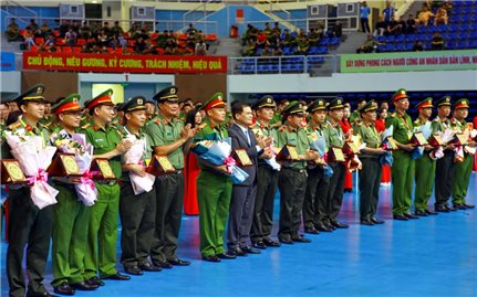 Hội thi nghiệp vụ của lực lượng Công an Nhân dân có quy mô lớn tổ chức tại Quảng Ninh