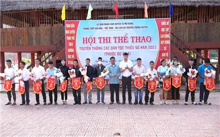 Tu Mơ Rông (Kon Tum): Khai mạc Hội thi thể thao truyền thống các DTTS năm 2023