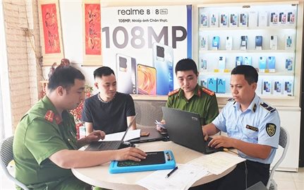 Thái Nguyên: Thu giữ số lượng lớn điện thoại di động đã qua sử dụng nhập lậu