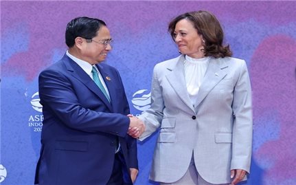 Thủ tướng Phạm Minh Chính gặp Phó Tổng thống Hoa Kỳ Kamala Harris