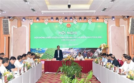 Phó Thủ tướng Trần Lưu Quang chủ trì hội nghị lần thứ nhất Hội đồng điều phối vùng trung du, miền núi phía Bắc