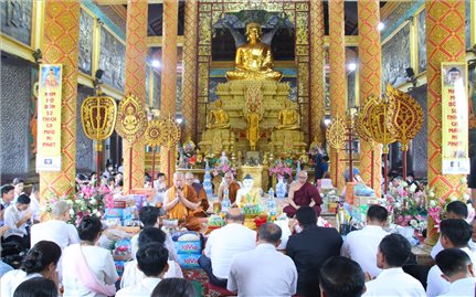 Ấn tượng Lễ Sen Dolta của đồng bào Khmer tại Làng Văn hóa du lịch các dân tộc Việt Nam