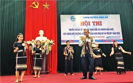 Kon Tum: Hội thi truyền thông về “Xóa bỏ định kiến và khuôn mẫu giới, xây dựng môi trường sống an toàn cho phụ nữ và trẻ em”