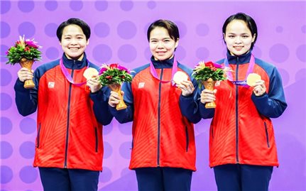 ASIAD 19: Đoàn thể thao Việt Nam có Huy chương Vàng thứ 3