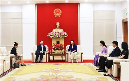 Lãnh đạo tỉnh Quảng Ninh tiếp xã giao Đoàn Tham tán Đại sứ quán Australia tại Việt Nam
