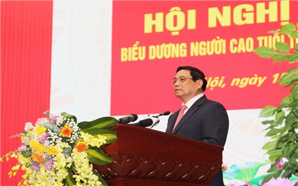 Thủ tướng Phạm Minh Chính dự Hội nghị biểu dương Người cao tuổi làm kinh tế giỏi toàn quốc lần thứ IV