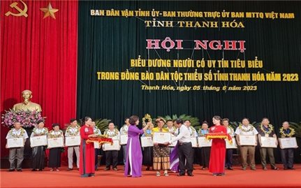 Thanh Hóa: Người có uy tín phát huy vai trò trong tuyên truyền chính sách pháp luật