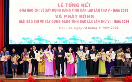 Báo Dân tộc và Phát triển đạt giải B Giải Báo chí về xây dựng Đảng tỉnh Đắk Lắk