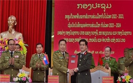 Tiếp tục đẩy mạnh đảm bảo ANTT vùng biên giới giữa Quảng Trị và 3 tỉnh của nước bạn Lào