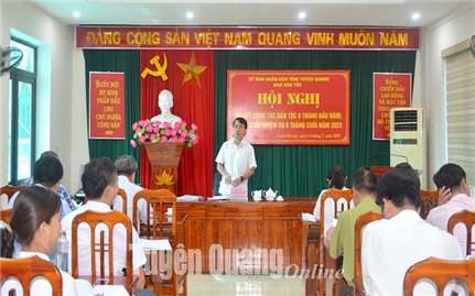 Ban Dân tộc tỉnh Tuyên Quang sơ kết công tác dân tộc 6 tháng đầu năm 2023