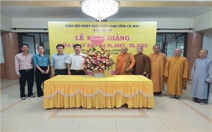 Cà Mau: Ban Tôn giáo tỉnh đến thăm chức sắc phật giáo mùa An cư kiết hạ Phật lịch 2567- Dương lịch 2023