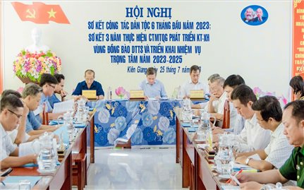 Kiên Giang: Phấn đấu giai đoạn 2023 - 2025 thu nhập bình quân của người DTTS tăng trên 2 lần so với năm 2020