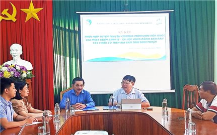 Báo Dân tộc và Phát triển cùng Ban Dân tộc tỉnh Bình Thuận ký kết phối hợp tuyên truyền Chương trình MTQG 1719