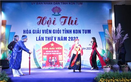 Kon Tum: Khai mạc Hội thi Hòa giải viên giỏi lần thứ V năm 2023