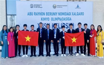 Việt Nam xếp thứ nhất toàn đoàn tại Olympic Hóa học Quốc tế Abu Reikhan Beruniy