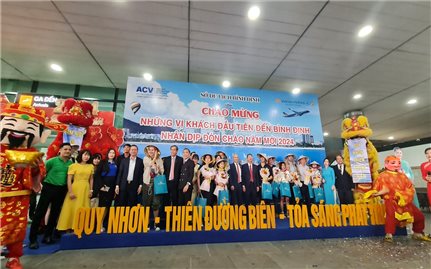 Bình Định: Đón những vị khách đầu tiên năm 2024
