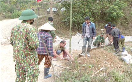 Văn Quan (Lạng Sơn): Ra quân đầu Xuân tạo khí thế lao động sản xuất, xây dựng nông thôn mới