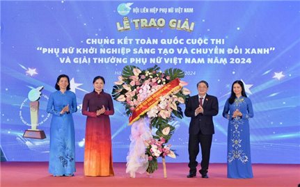 Hội LHPN Việt Nam: Trao giải cuộc thi “Phụ nữ khởi nghiệp sáng tạo và chuyển đổi xanh” và Giải thưởng Phụ nữ Việt Nam năm 2024