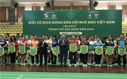 Giải Bóng bàn Hội Nhà báo Việt Nam 2024