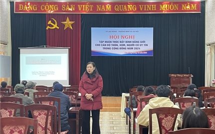 Sở LĐTB&XH (Cao Bằng): Tổ chức lớp tập huấn về bình đẳng giới thuộc Dự án 8 Chương trình MTQG 1719