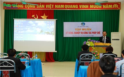 Ủy ban Dân tộc: Khai mạc Lớp Bồi dưỡng kĩ năng, nghiệp vụ công tác pháp chế năm 2024