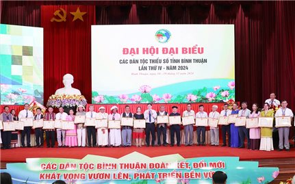 Đại hội Đại biểu các DTTS tỉnh Bình Thuận lần thứ IV, năm 2024: “Khát vọng vươn lên, phát triển bền vững”