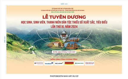 TRỰC TIẾP: LỄ TUYÊN DƯƠNG HỌC SINH, SINH VIÊN, THANH NIÊN DÂN TỘC THIỂU SỐ XUẤT SẮC, TIÊU BIỂU LẦN THỨ XI