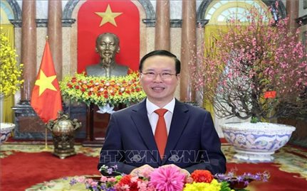 Chủ tịch nước Võ Văn Thưởng chúc Tết Giáp Thìn 2024