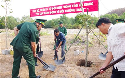 Bộ đội Biên phòng nhiều tỉnh phát động “Tết trồng cây, đời đời nhớ ơn Bác Hồ” năm 2024